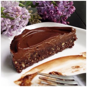 Chocolate Ganache [raw] Brownies