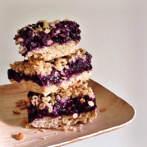 Blueberry Oat Bars