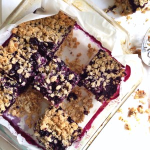 Bleuberry Oat Bars